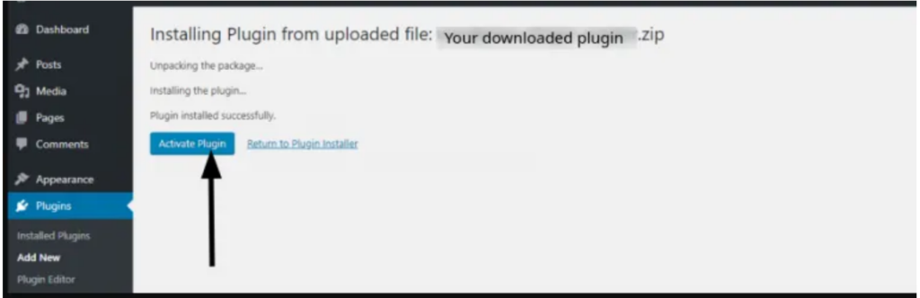 activating a manual uploaded plugin in wordpress | How to install wordpress plugins